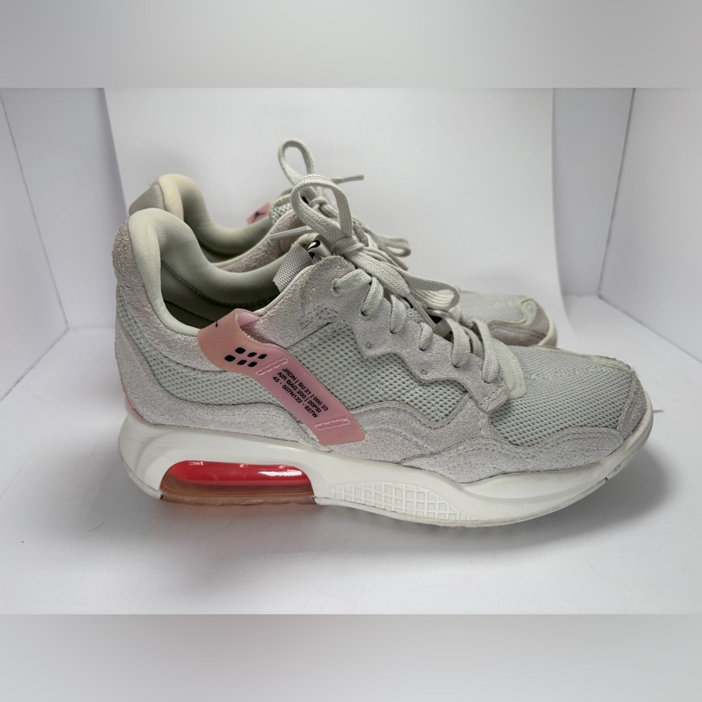 Nike Air Jordan MA2 Light Bone Sunset Pulse Shoes Sneaker Women 9 Suede Leather